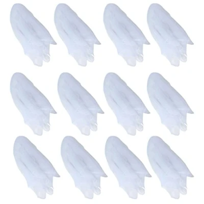 Abbildung von Hoerev Jonglier Tanzschals 12er Pack Mischfarben und einfarbig (ca. 60cm x 60cm),Weiß