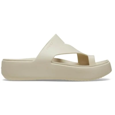 Abbildung von Crocs Herren Getaway Platform Toe Loop Sandalen, Sandstone, 41/42 EU