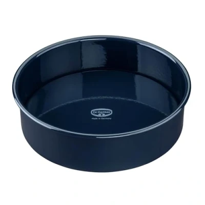 Abbildung von Dr. Oetker Backform Ø 26 cm Back Liebe Emaille mit Hebeboden Runde Kuchenform schnitt &amp; kratzfestem Boden 26er Kuchenbackform hohem Rand für Kuchen und Torten