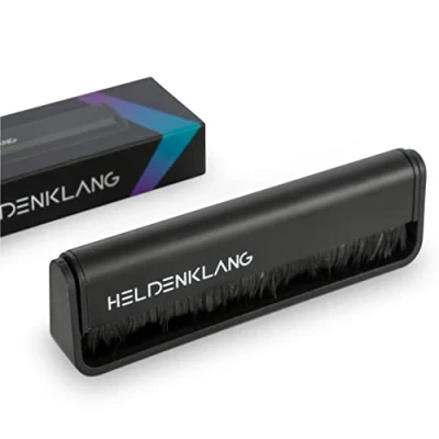 Abbildung von Heldenklang® Schallplatten Reinigungsbürste Antistatische Kohlefaser Bürste für die professionelle Reinigung