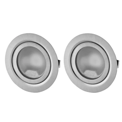 Abbildung von ADAKAT 2er Pack, Vollmetall Einbaustrahler G4 12V, Glasabdeckung