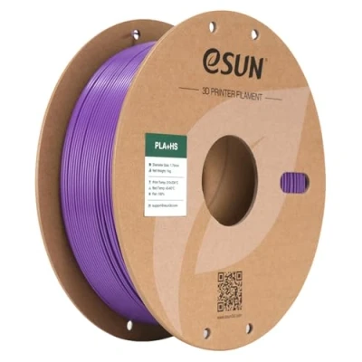 Abbildung von eSUN PLA+ Filament 1.75mm, PLA+HS Hochgeschwindigkeitsdruck 3D Drucker Maßgenauigkeit +/ 0.03mm, 1KG Spule (2.2 LBS) Speedy PLA Plus für High Speed Drucker,Lila