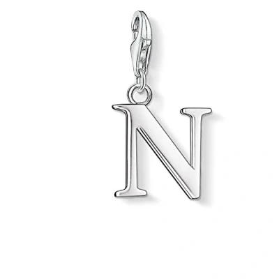Abbildung von Thomas Sabo Damen Charm Anhänger N Buchstabe Club 925 Sterling Silber 0188 001 12