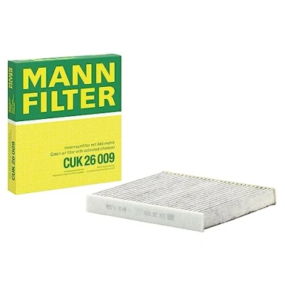 Abbildung von MANN FILTER CUK 26 009 Innenraumfilter Pollenfilter mit Aktivkohle Für PKW