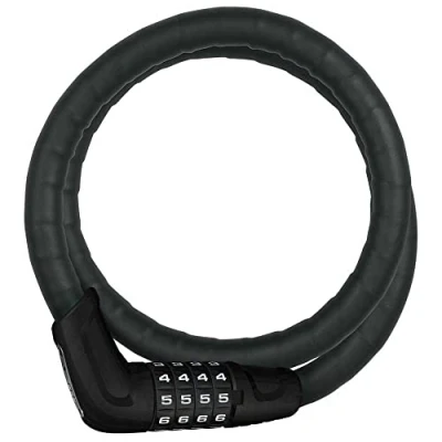Abbildung von ABUS 86173 Steel O Flex, Schwarz, 85 cm