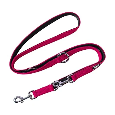 Abbildung von DDOXX Airmesh Hundeleine 2m, 3fach verstellbare für alle Hundegrößen XS (Pink)