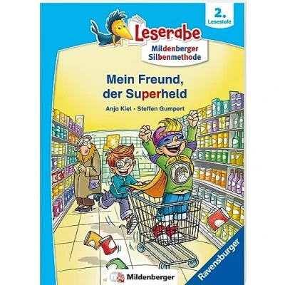 Abbildung von Mein Freund, der Superheld lesen lernen mit dem Leserabe Erstlesebuch Kinderbuch ab 6 Jahren Silbengeschichten zum Lesenlernen (Leserabe 2. Klasse Mildenberger Silbenmethode)