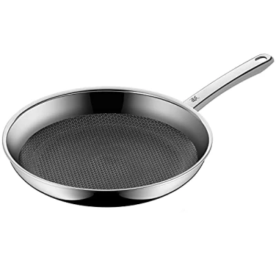 Abbildung von WMF Profi Resist Bratpfanne Induktion 28 cm, Mehrschichtmaterial beschichtet, Pfanne Wabenstruktur, Edelstahlgriff, backofenfest