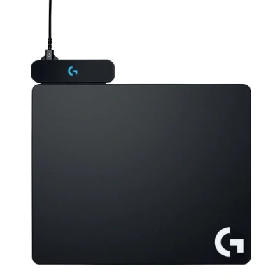 Abbildung von Logitech G POWERPLAY kabelloses Ladesystem, Stoff &amp; Kunststoff Gaming Mauspads inklusive, USB Anschluss, RGB Beleuchtung, Kompatibel mit G502 LIGHTSPEED, PRO Wireless SUPERLIGHT, G903, G703