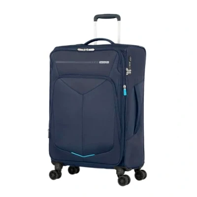 Abbildung von American Tourister Summerfunk Spinner 67/24 Exp Tsa Navy Koffer mit 4 Rollen Weichgepäck