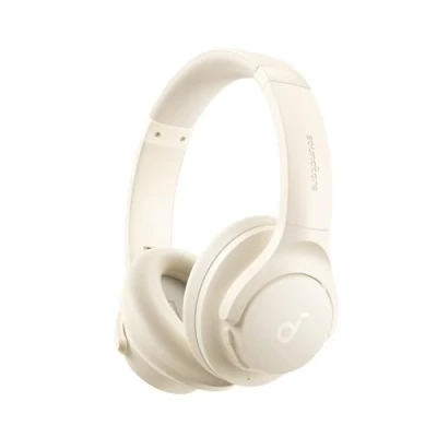 Abbildung von soundcore by Anker Q20i kabelloser Bluetooth Over Ear Kopfhörer mit Hybrid Active Noise Cancelling, 40h Spielzeit im ANC Modus,tiefer Bass, Personalisierung per App(Weiß) (Generalüberholt)