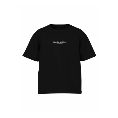 Abbildung von Name it Nkmbrody Tshirt basic für Kinder, Größe: 134/140, Black