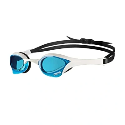 Abbildung von arena Cobra Ultra Swipe Unisex Wettkampfbrille für Erwachsene, Schwimmbrille mit Gebogenen Gläsern, Anti Beschlag, UV Schutz, 5 Austauschbare Nasenstege