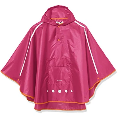 Abbildung von Playshoes Unisex Kinder Regenjacke Regenmantel Regenbekleidung Regen poncho Faltbar beere M