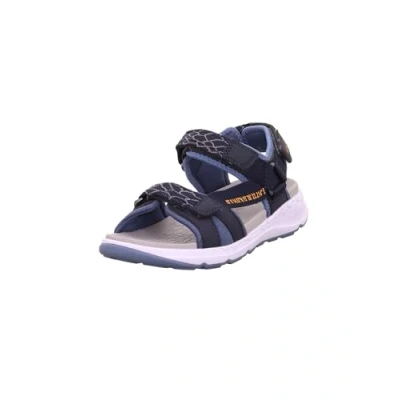 Abbildung von Superfit Jungen Criss Cross Sandale, Blau Orange 8010, 30 EU