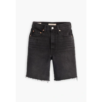 Abbildung von Levi&#039;s Ribcage Bermuda Jeans Shorts, Damen, Größe: 27, Goth princess