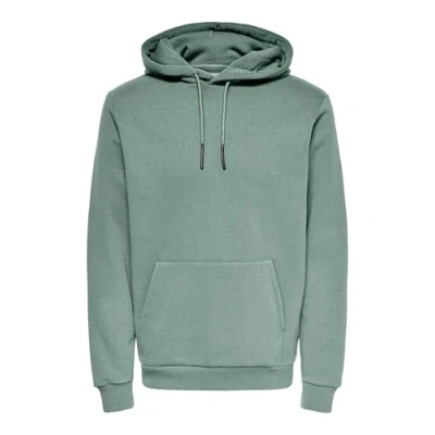 Abbildung von Only &amp; Sons Onsceres Hoodie Kapuzenpullover, Herren, Größe: XL, Pastell grün