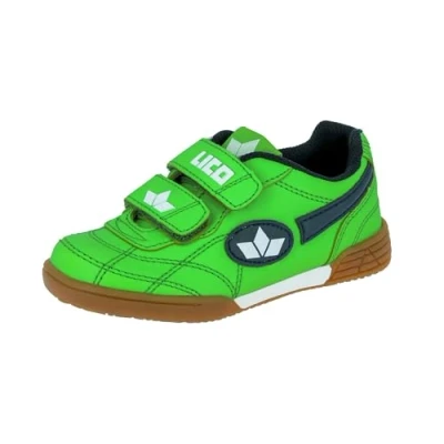 Abbildung von Lico Unisex Kinder Bernie V Hallenschuhe, Grün Marine Weiß, 28 EU