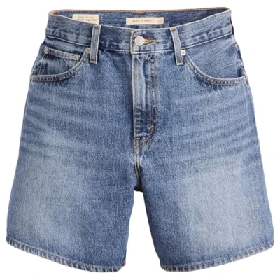Abbildung von Levi&#039;s HIGH Baggy Jeans Shorts, Damen, Größe: 31, Worn memory short