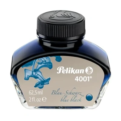 Abbildung von Pelikan Tintenglas Tinte 4001, Blau Schwarz, 62.5 ml, 1 Glas