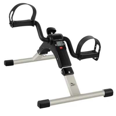 Abbildung von Mini Bike Trainer Pedaltrainer Heimtrainer Arm und Beintrainer für Zuhause Elektrisch Klappbar Fahrradtrainer Ausdauertraining Sportstraining