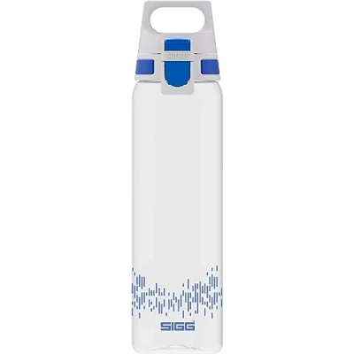 Abbildung von SIGG Tritan Trinkflasche Sportflasche Total Clear ONE MyPlanet Blau kohlensäurehaltige Getränke Spülmaschinenfest, Auslaufsicher, Kratzfest BPA frei Sport &amp; Fitness 0,75L