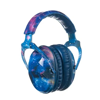 Abbildung von PROTEAR Kinder Ohrenschützer, Gehörschutz Kind Verstellbare Lärmschutz Kopfhörer für Konzert mit SNR 28dB Hörschutz(Blau，Blau Nebula)