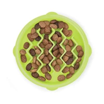 Abbildung von Catstages Kitty Slow Feeder Anti Schling Katzennapf Grün