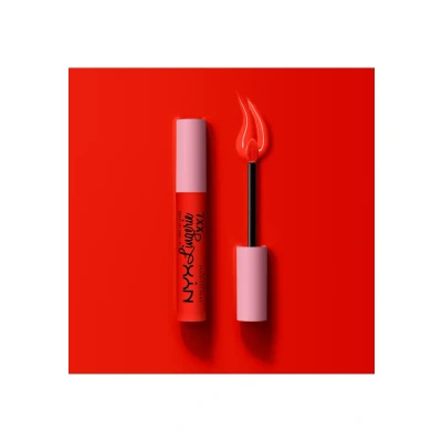Abbildung von Nyx Professional Makeup LIP Lingerie XXL Matte Liquid Lipstick Flüssiger Lippenstift, Damen, Größe: 4 ml, 27 on fuego