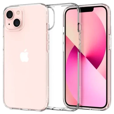 Abbildung von Spigen Liquid Crystal TPU Back Cover Durchsichtig Apple iPhone 13