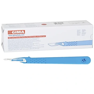 Abbildung von GIMA Sterile Einweg Skalpelle, Standardmodell, Nr. 15, 10er Pack, 27063