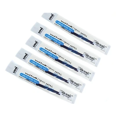 Abbildung von 5x Uni ball Refillminen UMR 87 für SIGNO 207, blau, 5 Stück