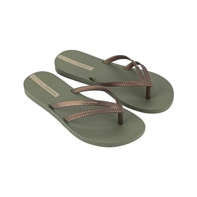Abbildung von Ipanema Damen Bossa Fem Flipflop, Green Bronze, 35/36 EU
