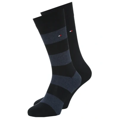 Abbildung von Tommy Hilfiger MEN Rugby SOCK 2 PACK Socken, Herren, Größe: 39 42, Jeans