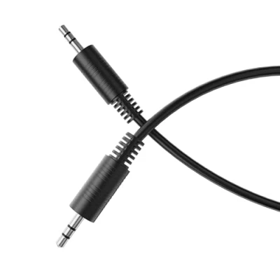 Abbildung von HDSupply Audio Kabel, 3,5mm Klinke auf Klinke, 0,10m, schwarz