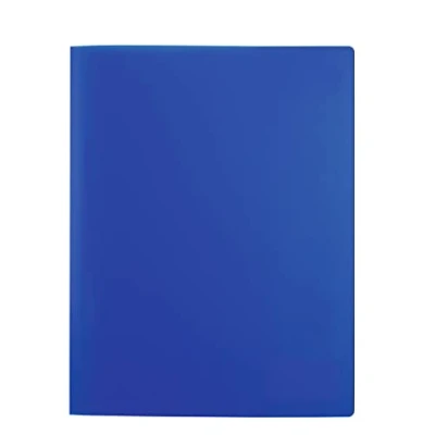 Abbildung von HERMA 19493 Schnellhefter A4 Transluzent Blau, 3 Stück, Sichthefter aus Kunststoff mit Beschriftungsetikett, Einstecktasche &amp; Metallheftzunge, stabiles Plastik Set für Schule Büro