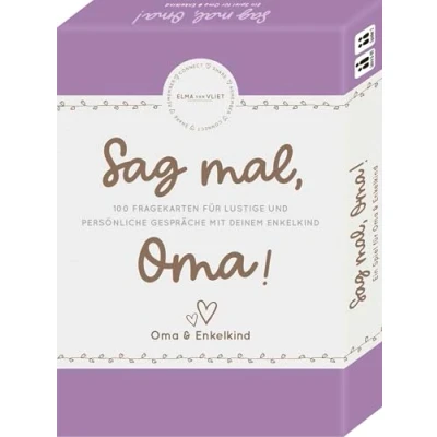 Abbildung von Elma van Vliet Sag mal, Oma!: Ein Spiel für Oma &amp; Enkelkind Das Fragespiel tolle besondere Momente mit deinem