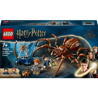 Abbildung von Lego Harry Potter Aragog im Verbotenen Wald, Fantasy Spielset mit Spinnen Figur, Fabelwesen, 2 Minifiguren, magisches Geschenk für Jungen, Mädchen und Fans ab 7 Jahren 76434
