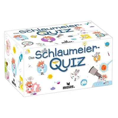Abbildung von Moses 90208 Schlaumeier Quiz Kinderquiz Für Kinder ab 8 Jahren, White
