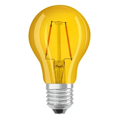 Abbildung von OSRAM Dekorative LED Lampe Décor mit E27 Sockel, Gelb, 2200 K, 2,50 W, Ersatz für 15 W Glühbirne, klar, STAR DECO CLASSIC A