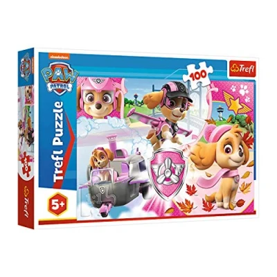 Abbildung von Trefl 16430 Paw Patrol 100 Teile Puzzle mit hochwertigem Druck für Kinder ab 5 Jahren, Colorful