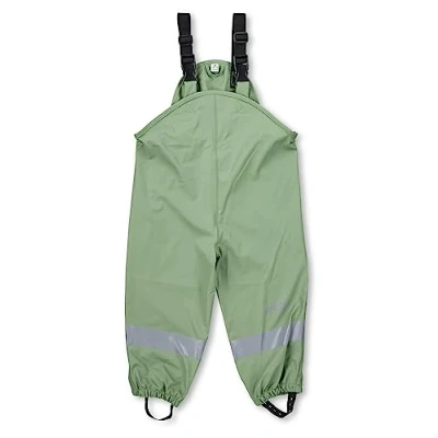 Abbildung von Sterntaler Kleinkind Unisex Regenhose Kinder Träger Regenträgerhose Kind Wasserdicht mit Druckknopf und verschweißten Nähten grün, 86