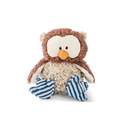 Abbildung von NICI 48461 Kuscheltier Oscar mit drehbarem Kopf 25 cm Plüschtier für Mädchen, Jungen &amp; Babys Stofftier Eule zum Kuscheln, Spielen Schlafen Gemütliches Schmusetier ab 0 Monaten, braun, 25cm