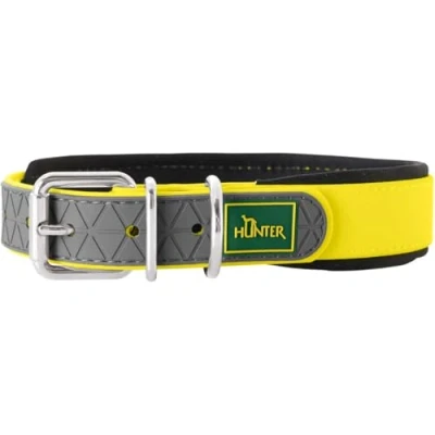 Abbildung von HUNTER CONVENIENCE COMFORT Hundehalsband, Kunststoffmaterial, Neopren, 55 M L, neongelb