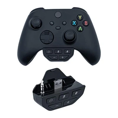 Abbildung von Mcbazel Xbox One Stereo Headset Adapter mit 3,5 mm Buchse für Serie X/Serie S/Xbox One/Xbox S