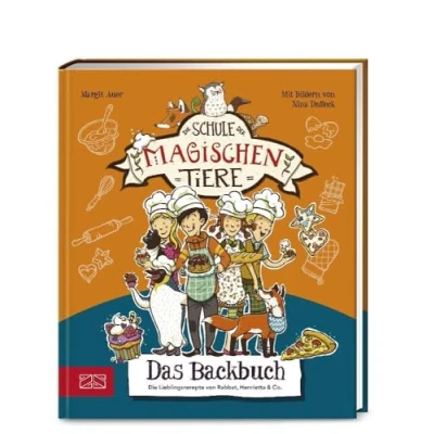 Abbildung von Die Schule der magischen Tiere Das Backbuch: Einfach zum Nachmachen: Lieblingsrezepte von Rabbat, Henrietta &amp; Co.