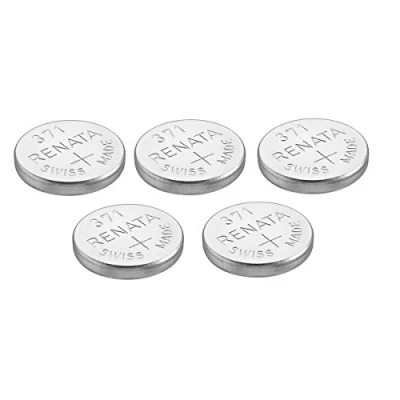 Abbildung von Renata Uhrenbatterie 371 oder SR920SW, Swissness, 1,5 V 5 x or SR 920 SW Silber
