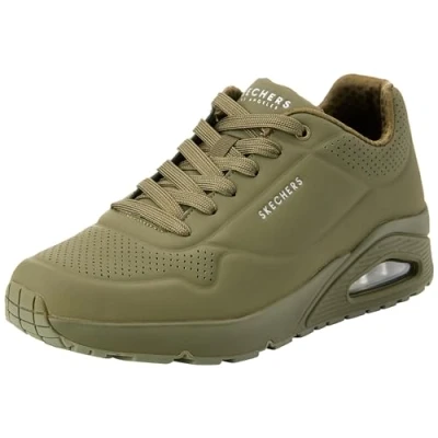 Abbildung von Skechers Sport UNO Sneaker low, Herren, Größe: 42.5, Olive durabuck mesh Schuhe