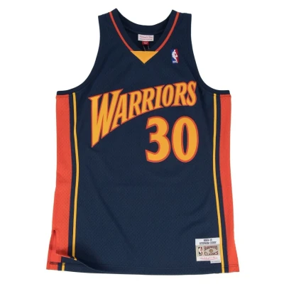 Abbildung von Mitchell &amp; Ness NBA Hardwood Classics Swingman Jersey Golden State Warriors Stephen Curry