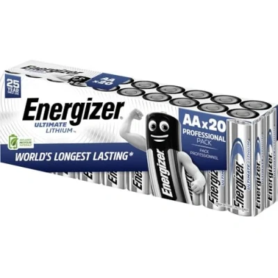 Abbildung von Energizer Ultimate FR6 Mignon (AA) Batterie Lithium 3000 mAh 1.5 V 20 St.